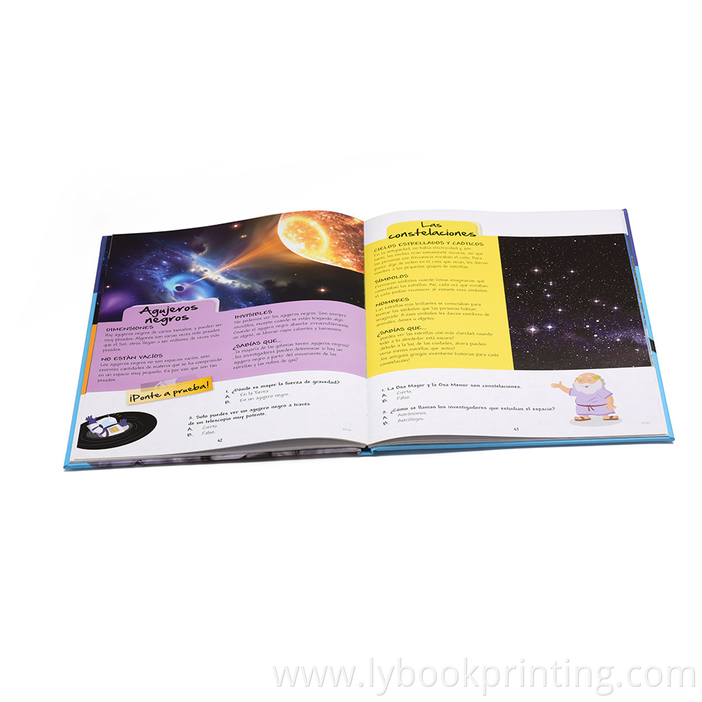 Printing Service- Custom bookbinding/libros en espanol hard cover for binding/hard cover book printing